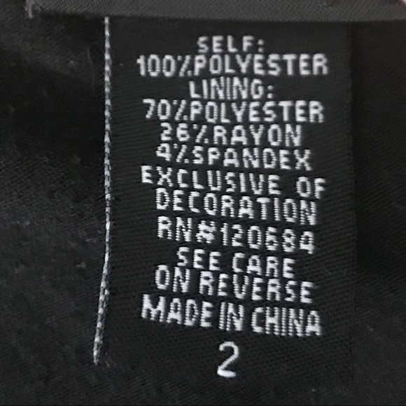 GORGEOUS BLACK CHIFFON EMBELLISHED TOP - Picture 11 of 16